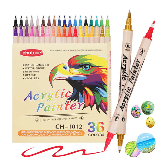 DuoTip Pastel Markers - Ideal for Multi-Surface Art